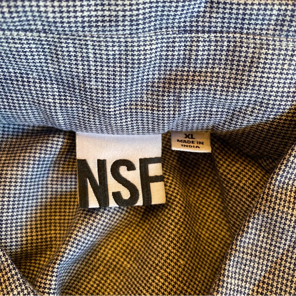Nsf Houndstooth Button Down Shirt - image 4